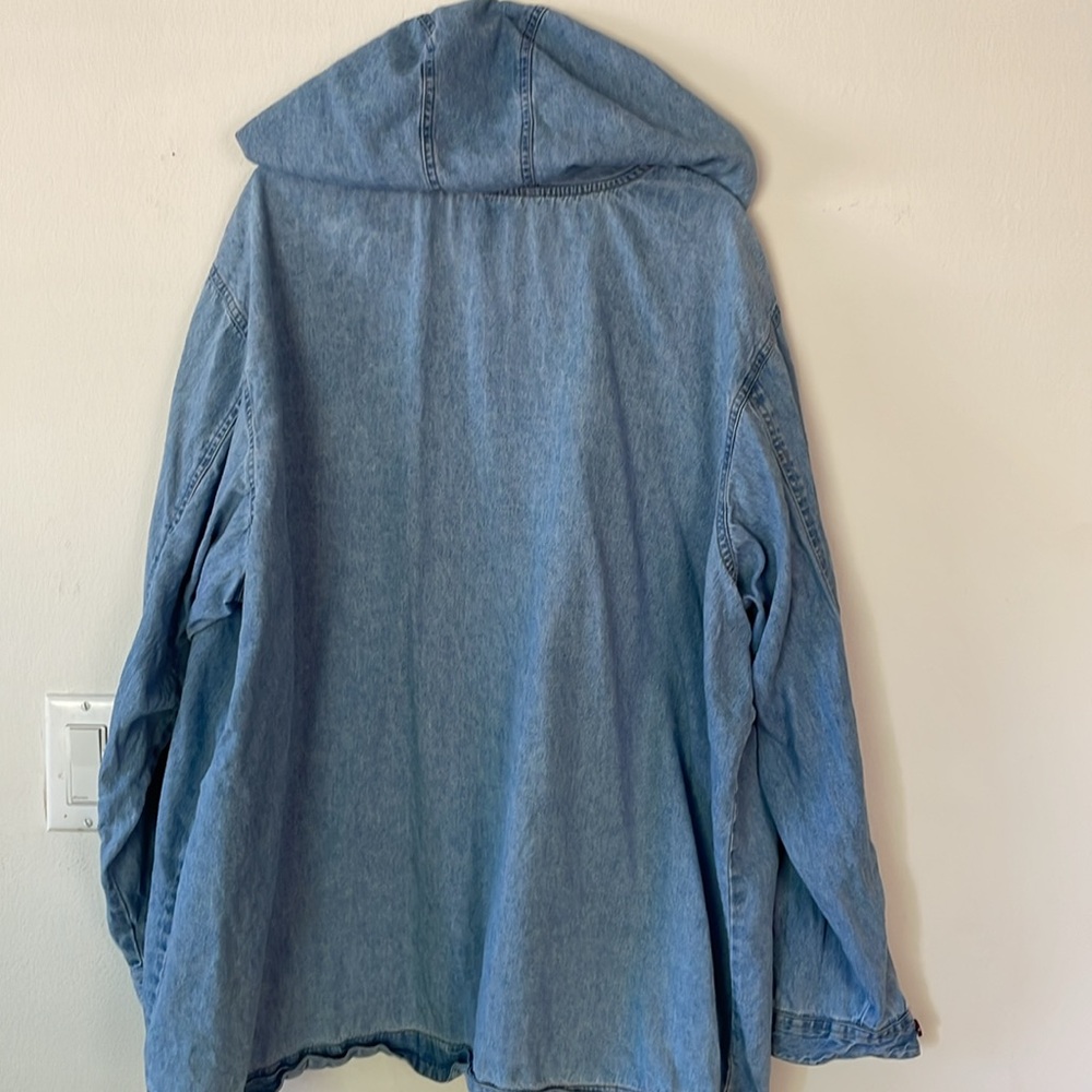 Vintage Chambray ‘shacket’. Size 1X. Only Necessities - Picture 4 of 5